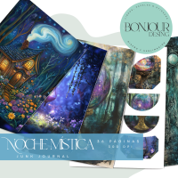 Archivos Digitales: Junk Journal Noche mística