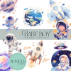 Archivos digitales: Baby Boy Space Galaxy