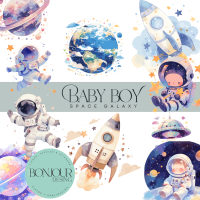 Archivos digitales: Baby Boy Space Galaxy