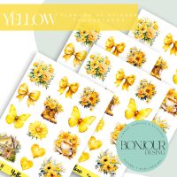 Plancha de Stickers: Yellow