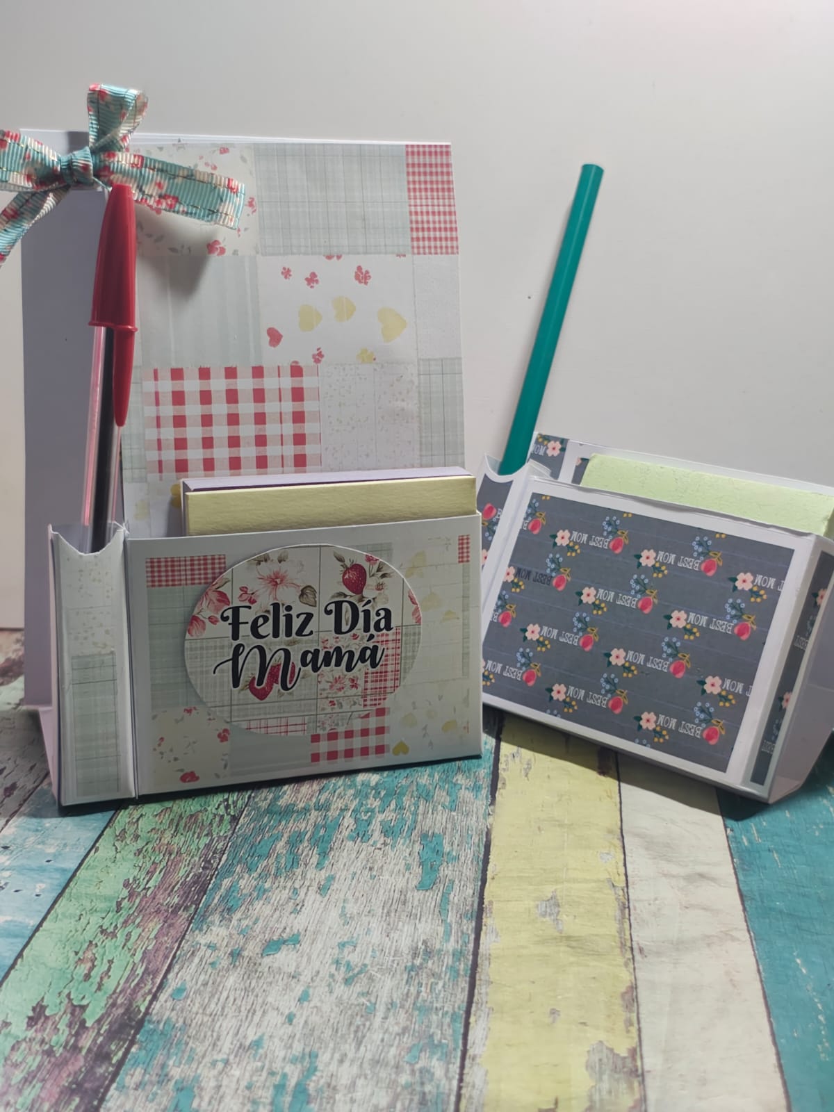 Portanotas y Lapicera para el dia de la Madre