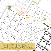 Archivos Digitales: Kit de Inicio Bullet Journal Amarillo