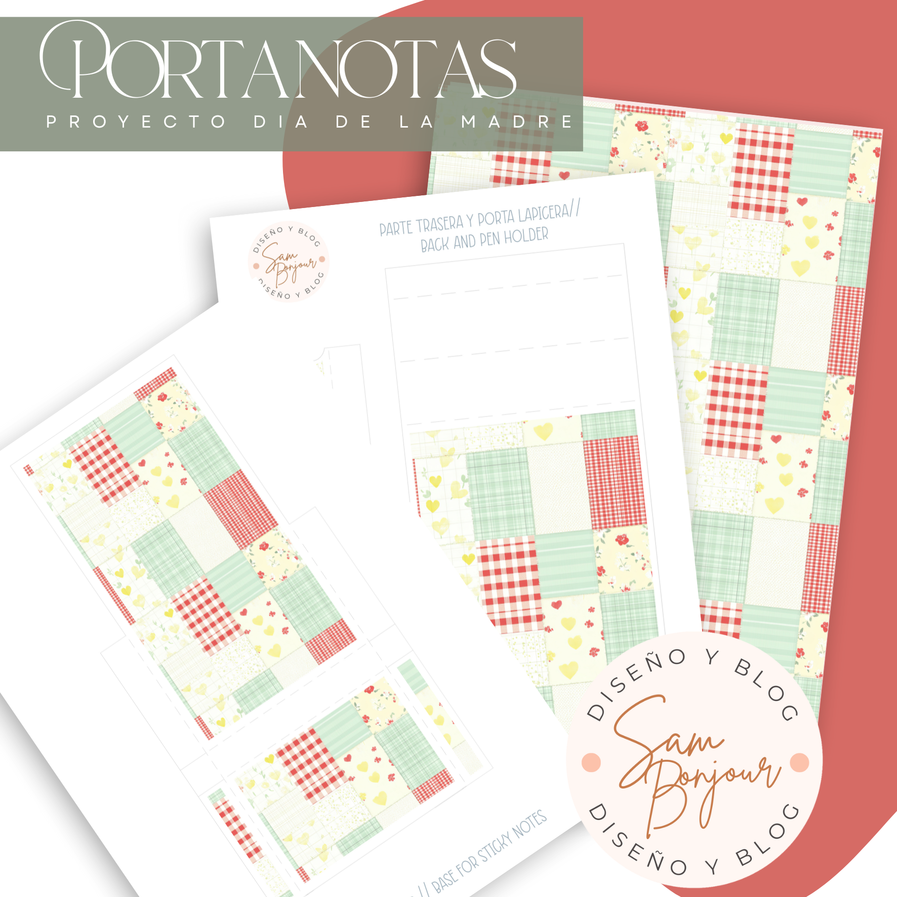 Portanotas y Lapicera para el dia de la Madre - Imagen 2