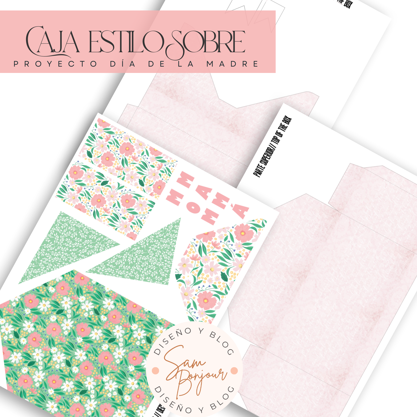 Caja Estilo Sobre para el dia de la Madre - Imagen 2