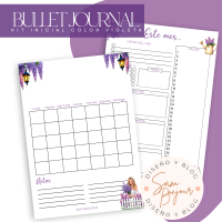 Archivos Digitales: Kit de Inicio Bullet Journal Violeta