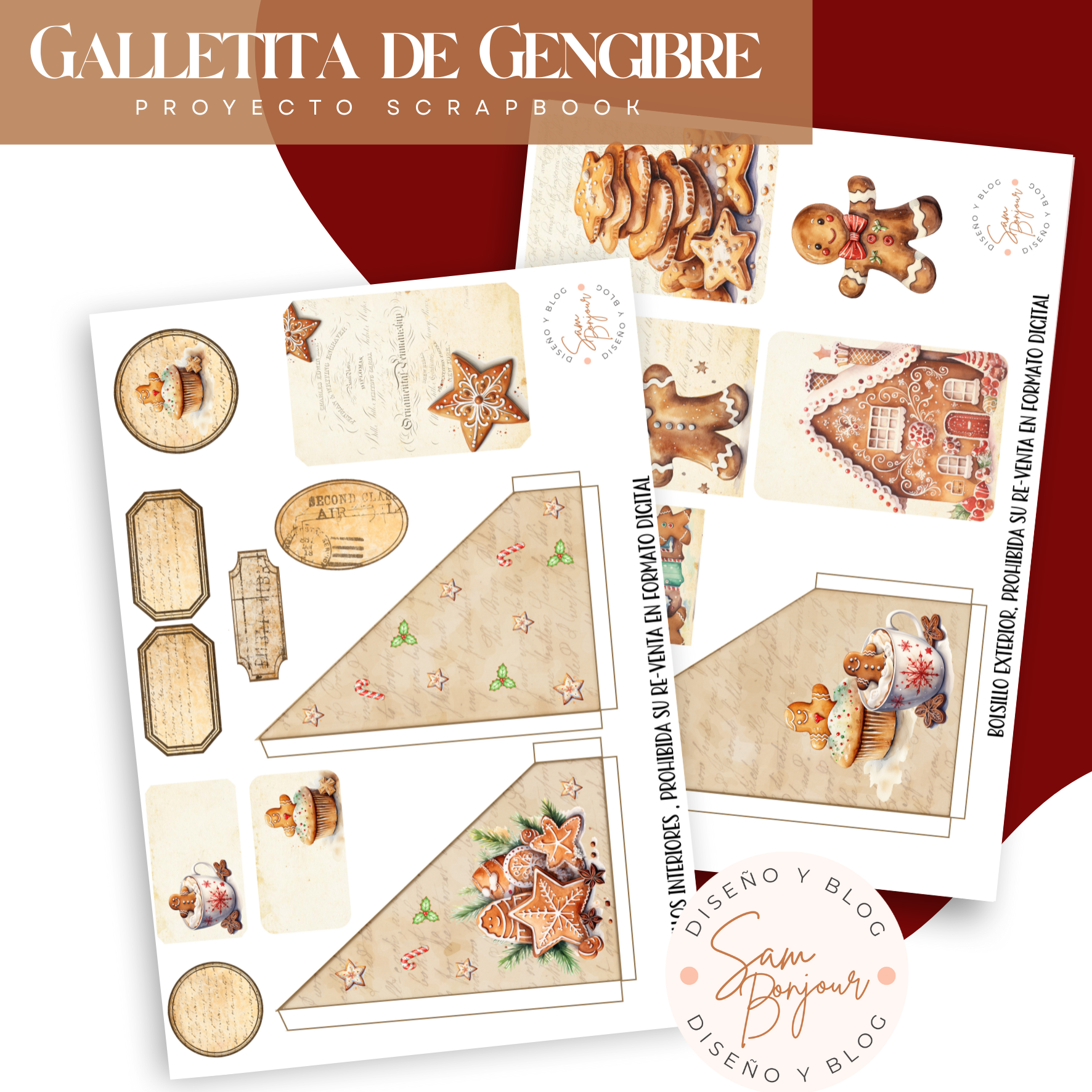 Proyecto imprimible: galletita de gengibre - Imagen 2