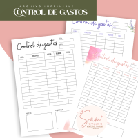 Imprimible: Control de gastos