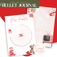 Archivo Digital: kit de Bullet Journal -Amor-