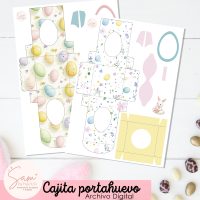 Kit imprimible: Cajita huevo